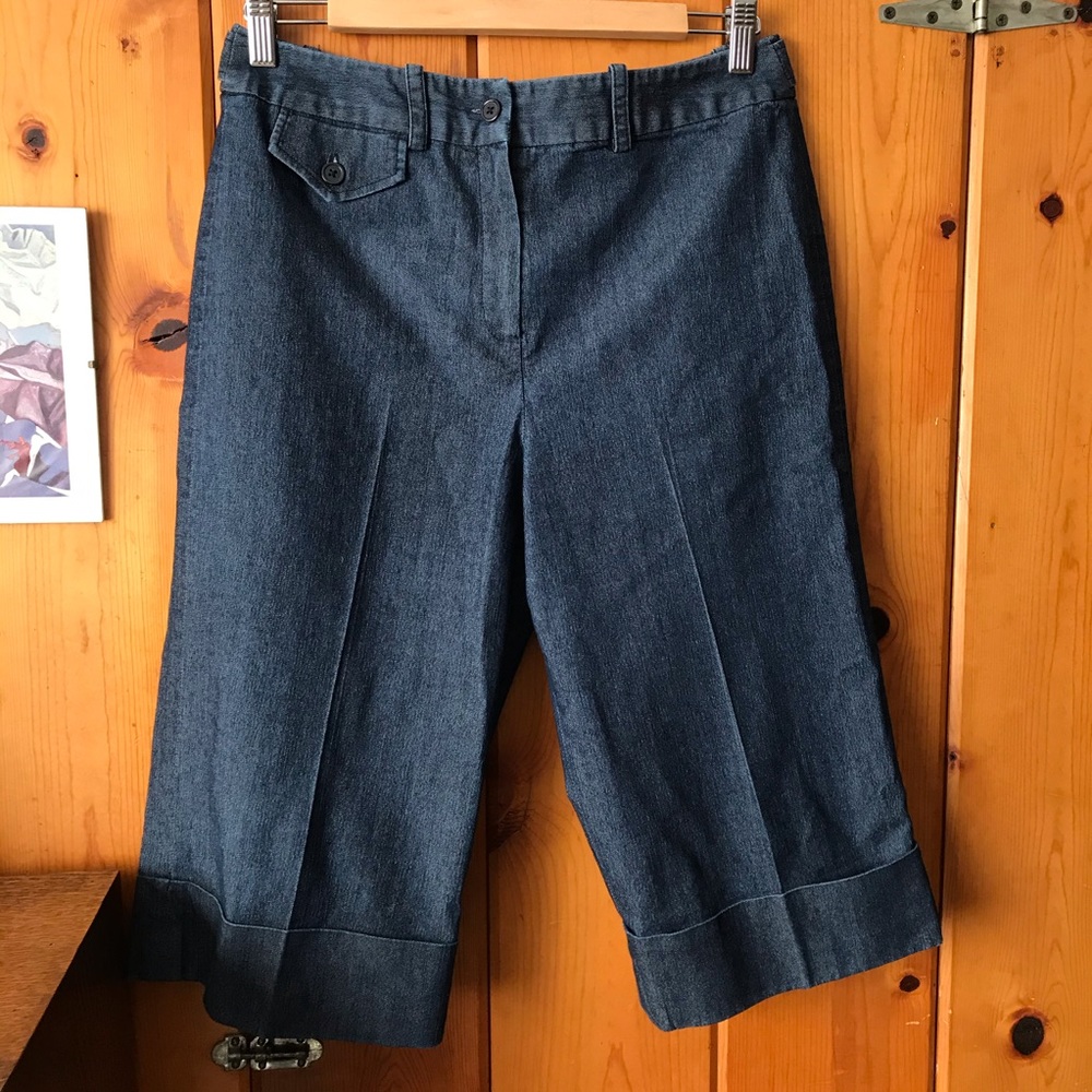 Denim gauchos